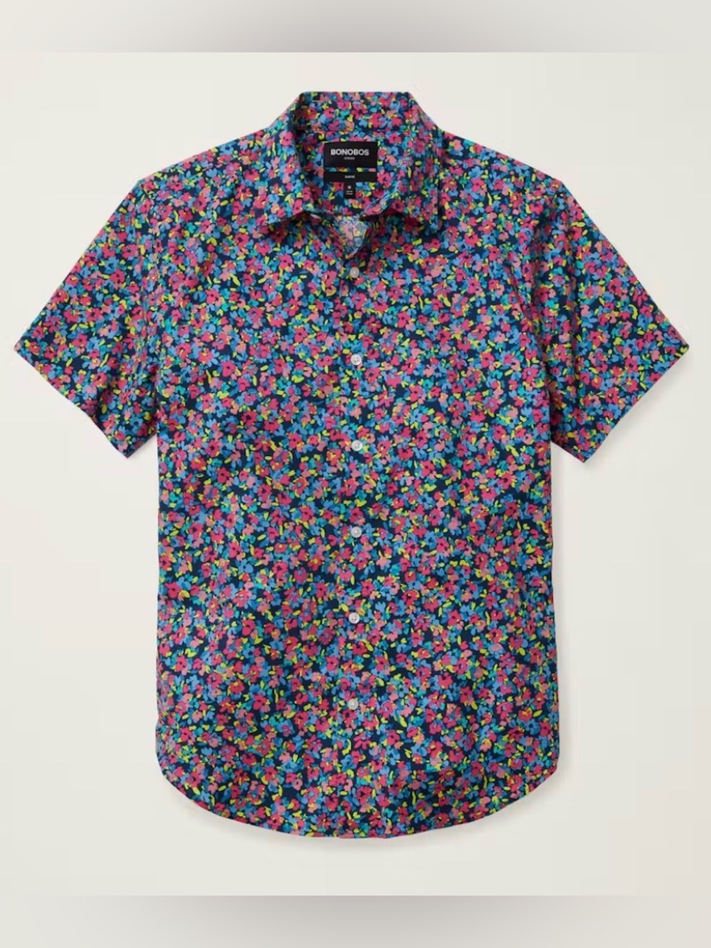 Bonobos Multicolor Floral Short-Sleeve Button-Down Shirt